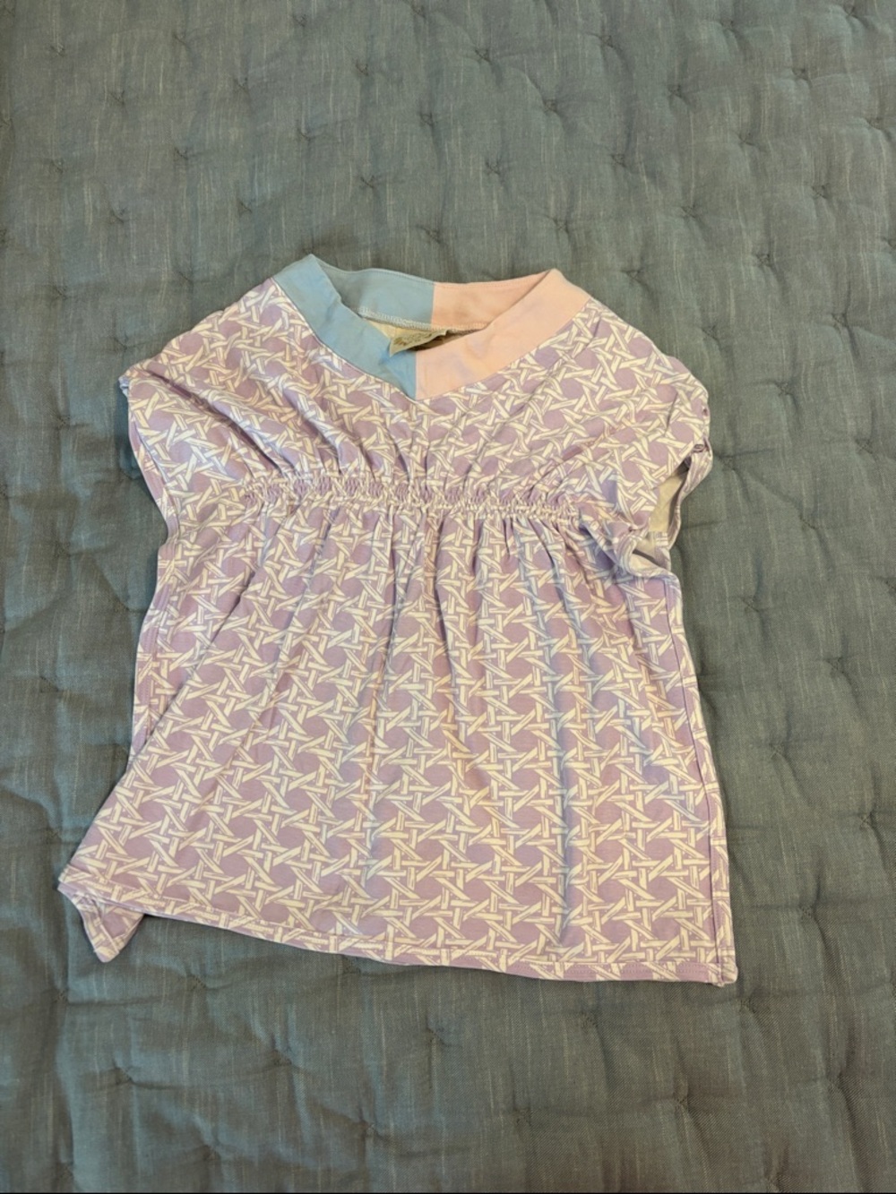 The Beaufort Bonnet Company Lavender & Pink Kids Swim Coverup